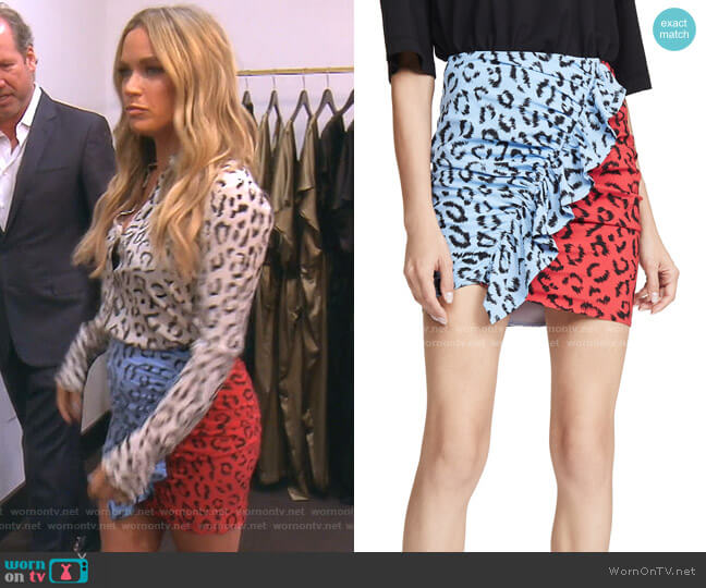 A.L.C. Geller Skirt worn by Teddi Mellencamp Arroyave on The Real Housewives of Beverly Hills