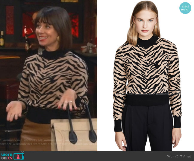 A.L.C. Lola Sweater worn by Elizabeth (Natasha Leggero) on Broke