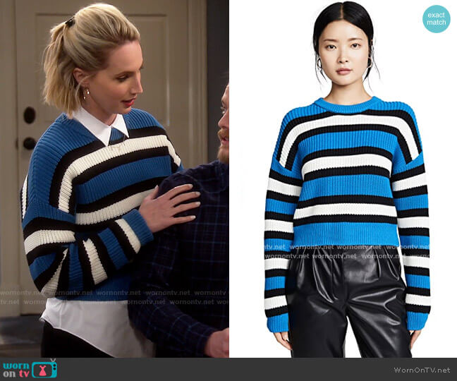 A.L.C. Matthews Pullover worn by Mandy Baxter (Molly McCook) on Last Man Standing