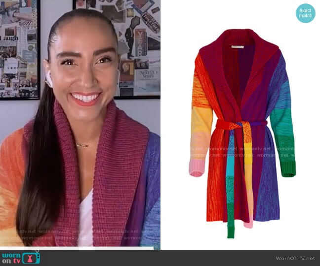 Alice + Olivia Marketta Rainbow Cardigan