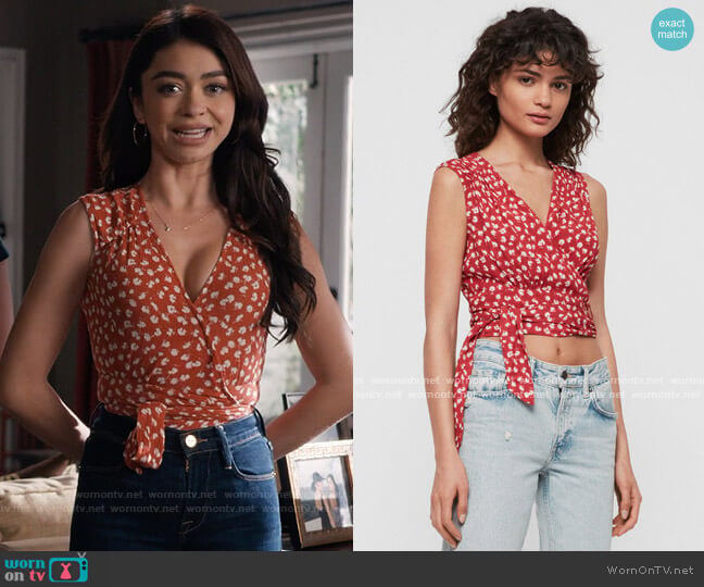All Saints Krystal Top worn by Haley Dunphy (Sarah Hyland) on Modern Family