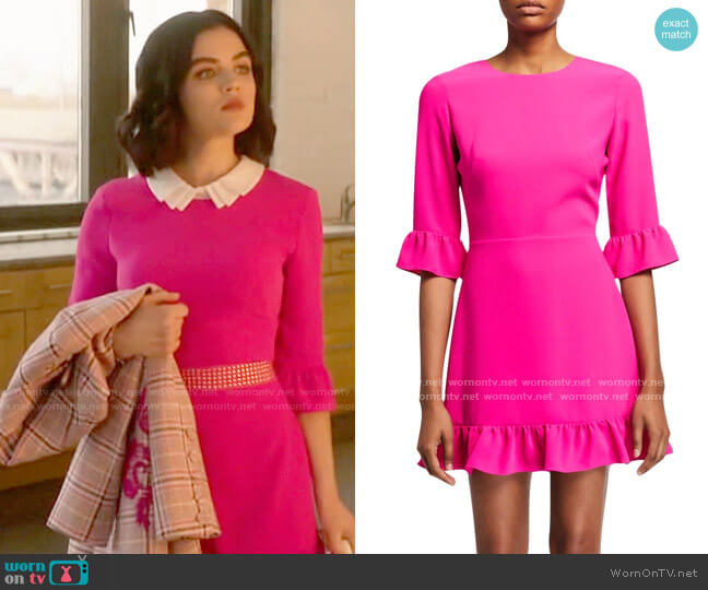 Amanda Uprichard Candice Dress worn by Katy Keene (Lucy Hale) on Katy Keene