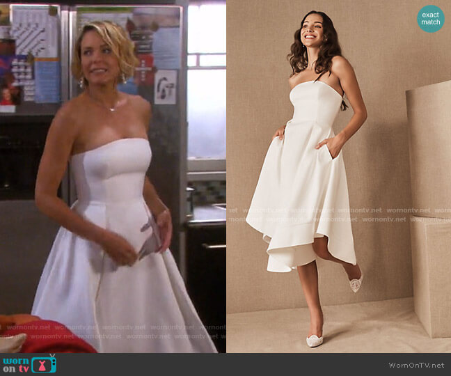C/Meo Collective Amande Dress worn by Nicole Walker (Arianne Zucker) on Days of our Lives