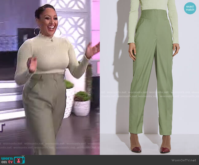 C/Meo Collective Just The Same Pant worn by Tamera Mowry on The Real