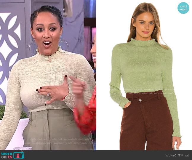 C/Meo Collective Rapidity Top worn by Tamera Mowry on The Real