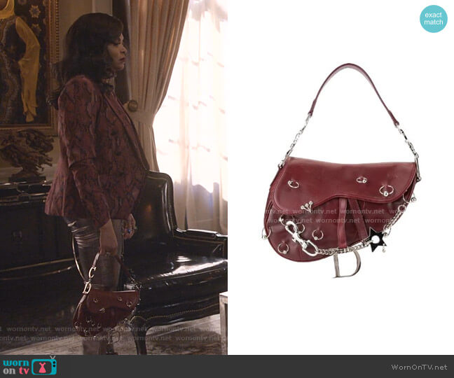 Christian Dior Saddle Piercing Hand Bag worn by Cookie Lyon (Taraji P. Henson) on Empire