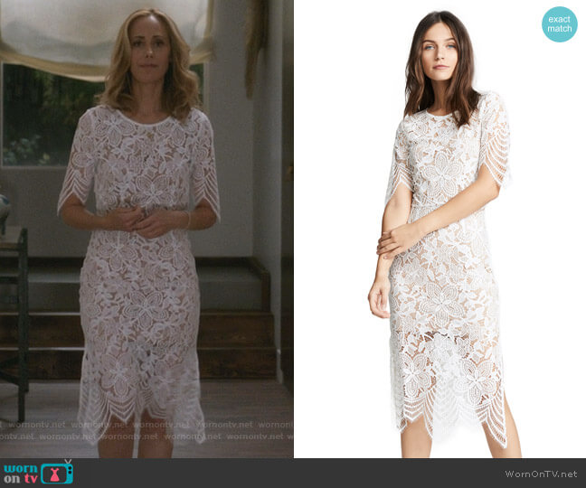 For Love & Lemons Luna Maxi Dress worn by Teddy Altman (Kim Raver) on Greys Anatomy