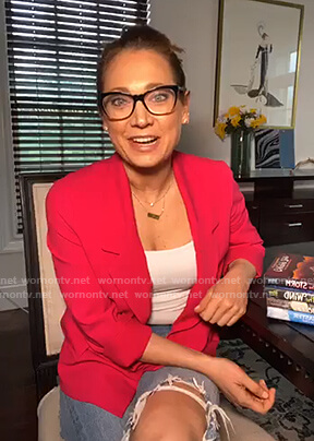 Ginger’s pink blazer on Good Morning America