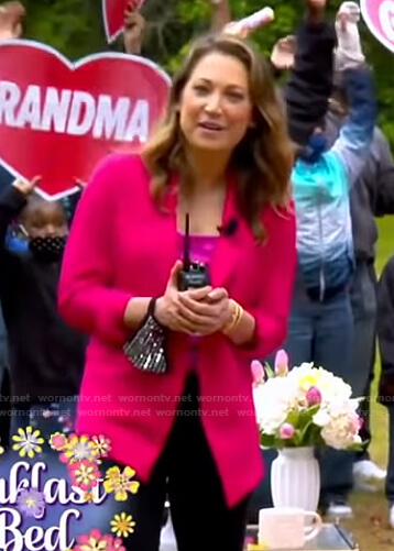 Ginger’s pink blazer on Good Morning America