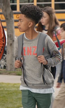 Jack’s Kenzo dragon sweatshirt on Black-ish