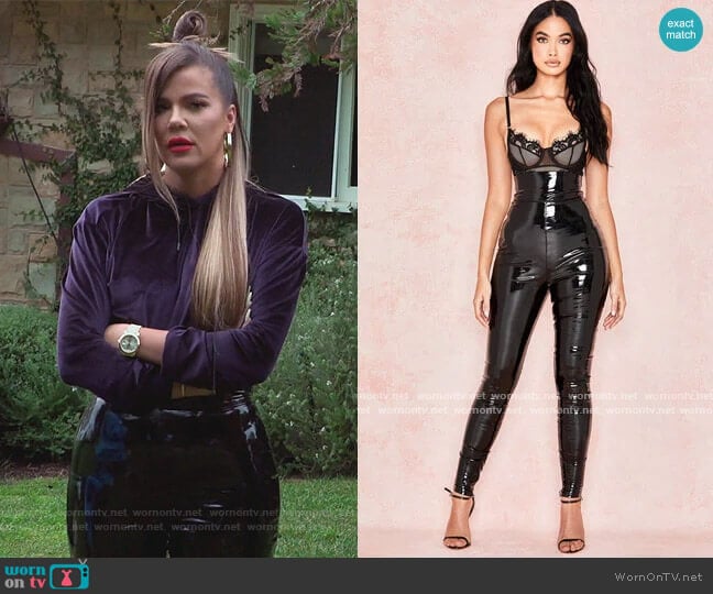 House of CB Harmony Pants worn by Khloe Kardashian on Keeping Up with the Kardashians