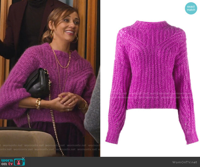 Isabel Marant Inko sweater worn by Joya Barris (Rashida Jones) on BlackAF