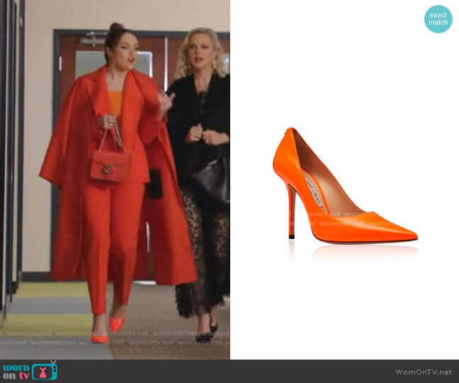 Jimmy Choo Love Pumps worn by Fallon Carrington (Elizabeth Gillies) on Dynasty