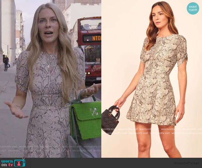Reformation Gracie Dress worn by Leah McSweeney on The Real Housewives of New York City
