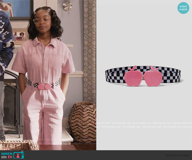 Marc Jacobs The Apple Belt worn by Diane Johnson (Marsai Martin) on Black-ish