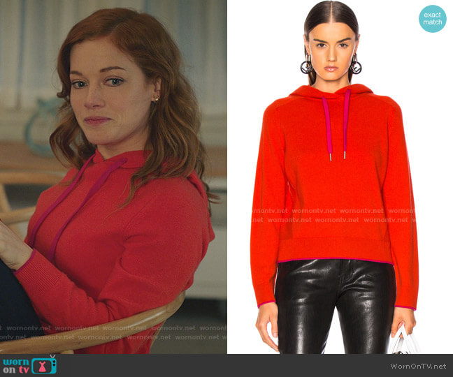 Rag & Bone Yorke Hoodie worn by Zoey Clarke (Jane Levy) on Zoeys Extraordinary Playlist