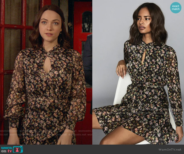Reiss Phillippa Dress worn by Cara Bloom (Violett Beane) on God Friended Me