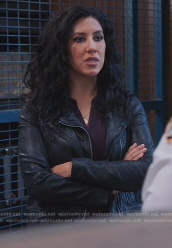 Rosa’s black leather jacket on Brooklyn Nine-Nine