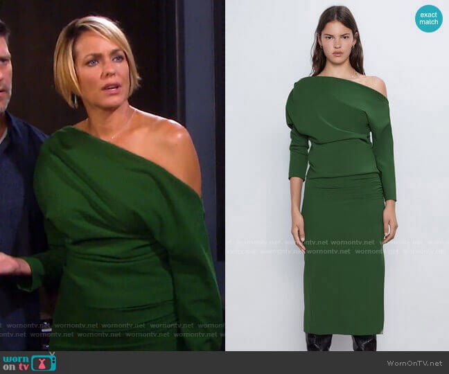 Zara Midi Pencil Skirt worn by Nicole Walker (Arianne Zucker) on Days of our Lives
