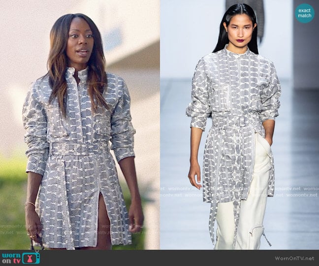 by Sally LaPointe Fall 2019 Collection worn by Molly Carter (Yvonne Orji) on Insecure