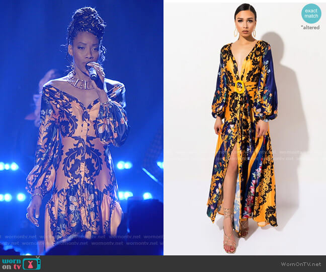 Akira Label Romance is Calling Maxi Dress worn by Yana (Kiandra Richardson) on Empire