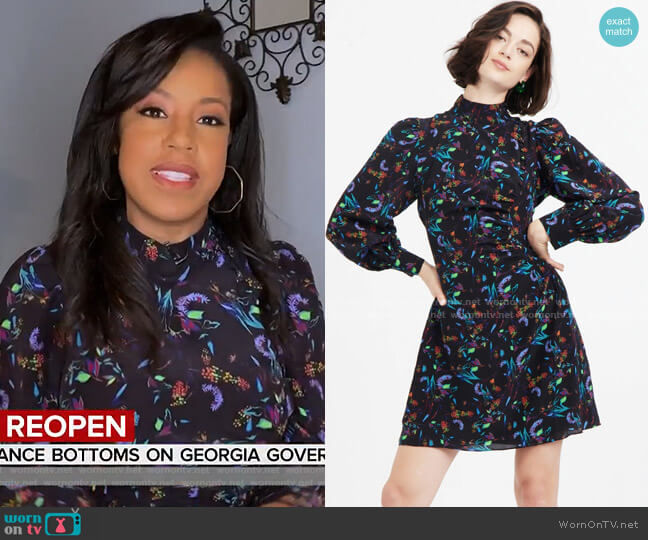 Tanya Taylor Clarisse Dress worn by Sheinelle Jones on Today