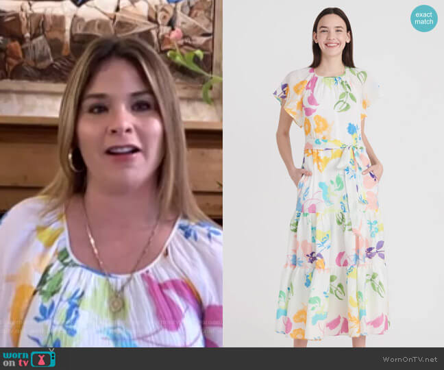 Tanya Taylor Ella Dress worn by Jenna Bush Hager on Today