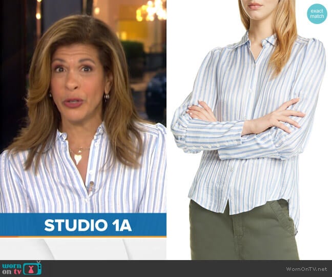Veronica Beard Ally Blouse worn by Hoda Kotb on Today