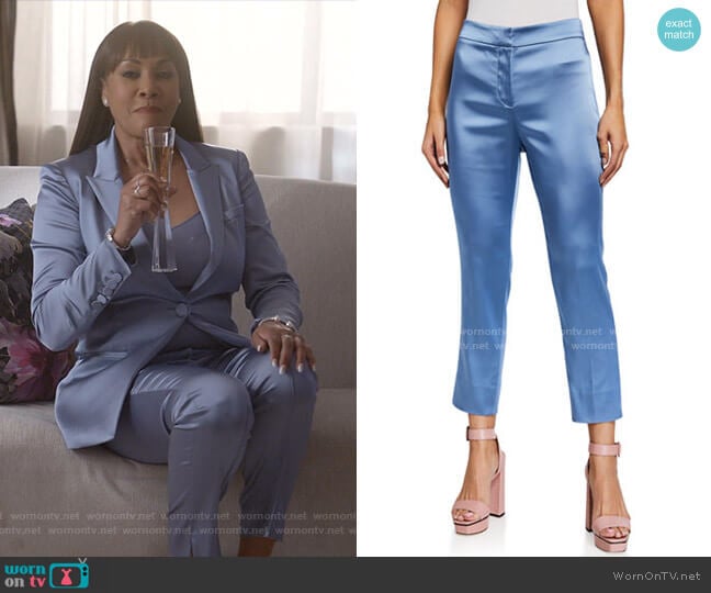 Veronica Beard Lago Straight-Leg Pants