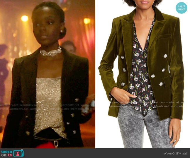 Veronica Beard Lawrence Jacket worn by Josie McCoy (Ashleigh Murray) on Katy Keene