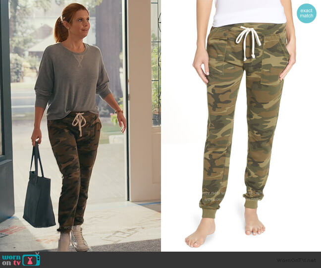 Alternative Long Weekend Camo Lounge Pants worn by Maddie Townsend (JoAnna Garcia Swisher) on Sweet Magnolias