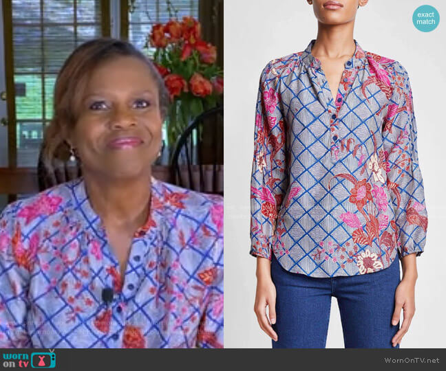 Apiece Apart Core Bravo Top worn by Deborah Roberts on Good Morning America
