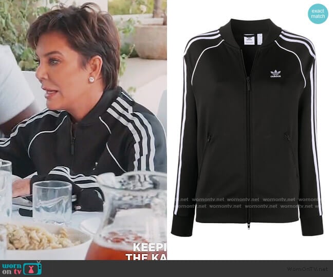 Adidas SST Track Jacket worn by Kris Jenner on Keeping Up with the Kardashians