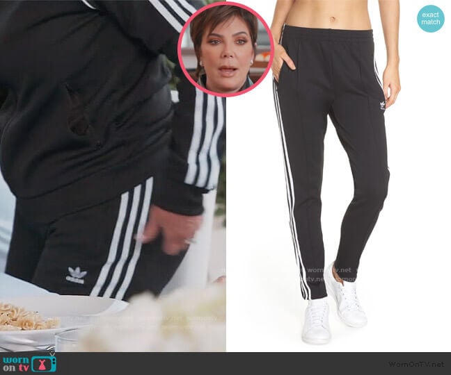 Adidas SST Track Pants worn by Kris Jenner on Keeping Up with the Kardashians