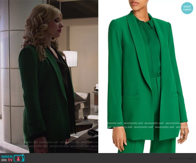 Alice + Olivia Kylie Shawl-Collar Blazer
