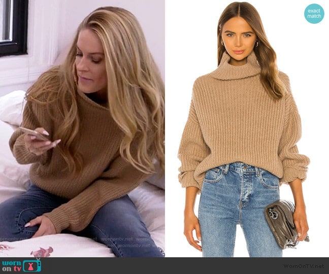 Anine Bing Sydney Sweater worn by Leah McSweeney on The Real Housewives of New York City