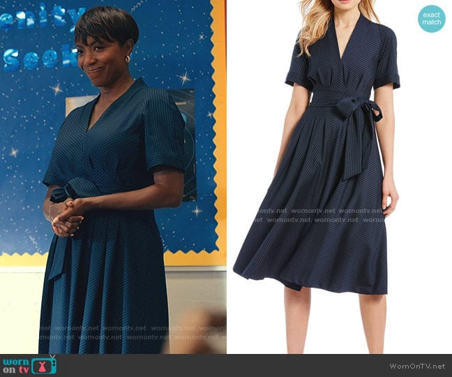 Antonio Melani Jade Dress worn by Helen Decatur (Heather Headley) on Sweet Magnolias