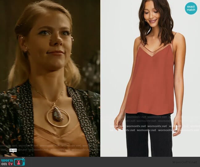 Babaton Galen Camisole worn by Isobel Evans-Bracken (Lily Cowles) on Roswell New Mexico