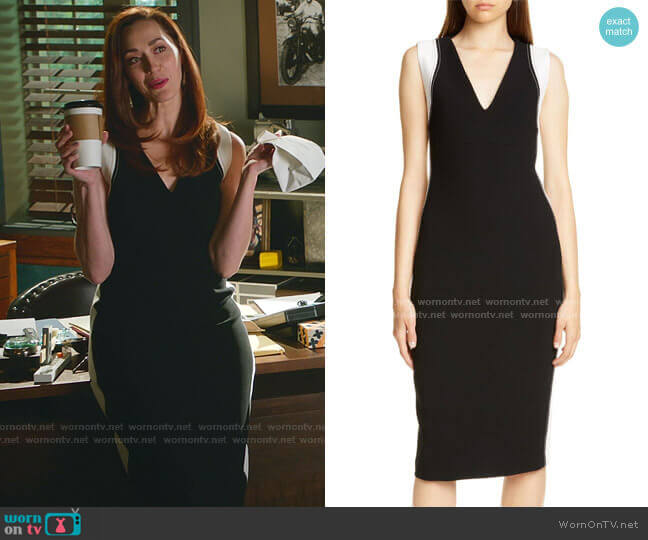 Judith & Chales Avellino Sheath Dress worn by Abigail Pershing (Sarah Power) on Good Witch