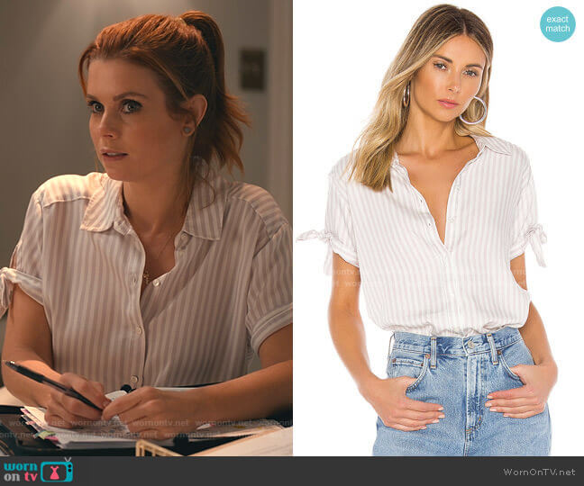 Paige Avery Shirt worn by Maddie Townsend (JoAnna Garcia Swisher) on Sweet Magnolias