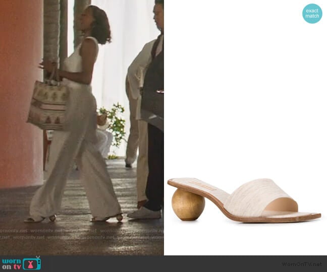 Cult Gaia Tao Sandals worn by Molly Carter (Yvonne Orji) on Insecure