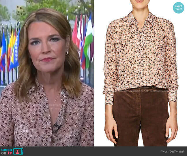 Altuzarra Chika Blouse worn by Savannah Guthrie on Today