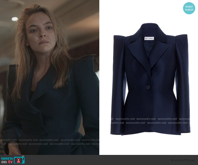 Dice Kayek Virgin Wool Structured Blazer worn by Villanelle (Jodie Comer) on Killing Eve