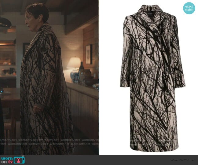 Erika Cavallini Tree Print Coat