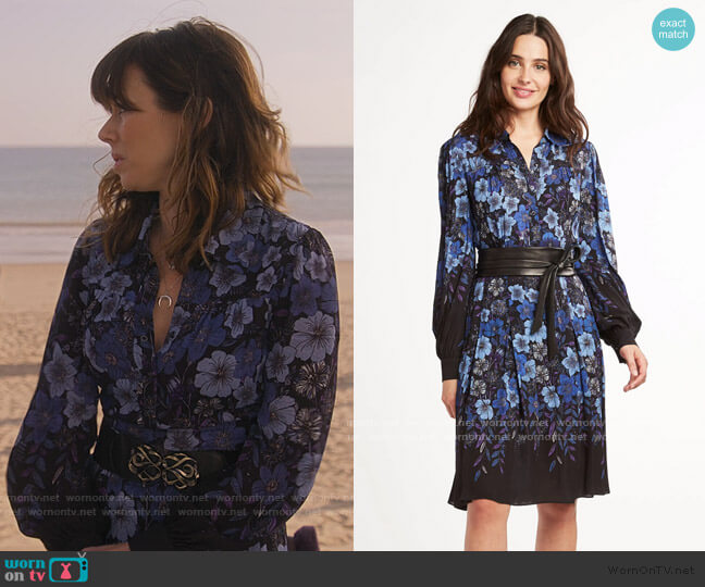 Elie Tahari Hellen Dress worn by Judy Hale (Linda Cardellini) on Dead to Me