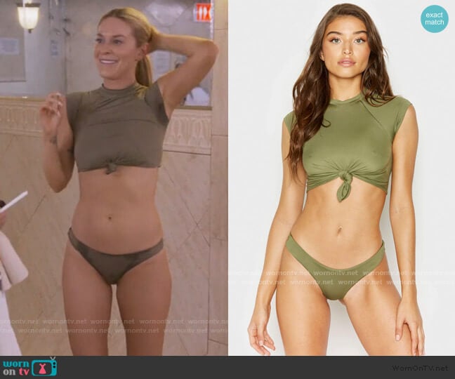 Frankies Bikinis Max Top worn by Leah McSweeney on The Real Housewives of New York City