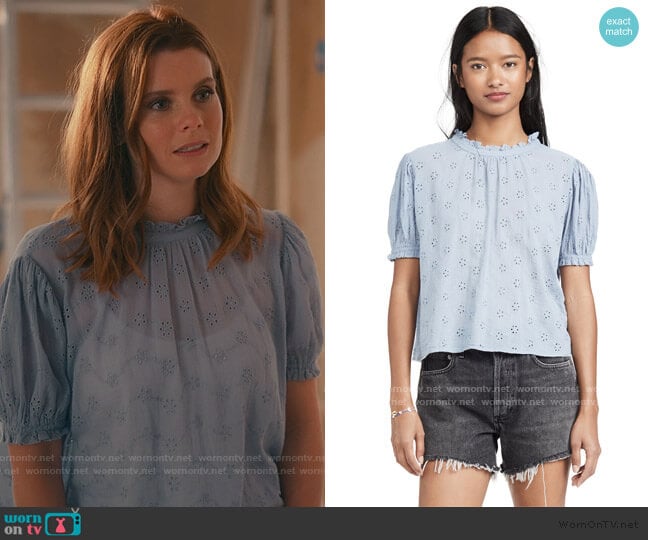 Free People Letters To Juliet Top worn by Maddie Townsend (JoAnna Garcia Swisher) on Sweet Magnolias