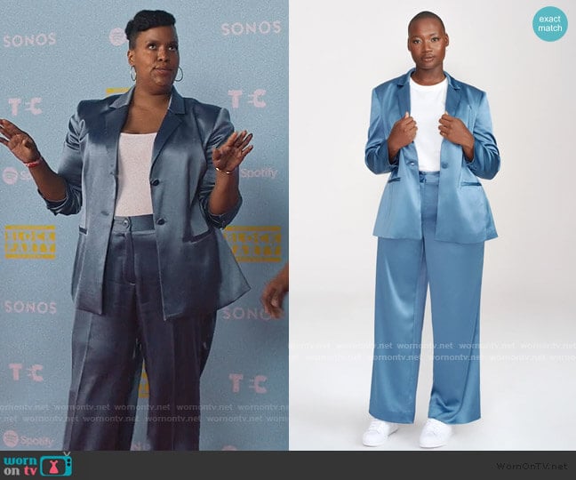 Henning Rally Blazer worn by Kelli Prenny (Natasha Rothwell) on Insecure