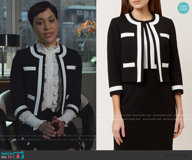 Hobbs London Jackie Jacket worn by Lucca Quinn (Cush Jumbo) on The Good Fight