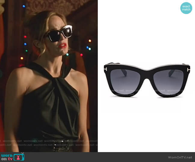 Tom Ford Julie Square Sunglasses worn by Sara Lance (Caity Lotz) on Legends of Tomorrow
